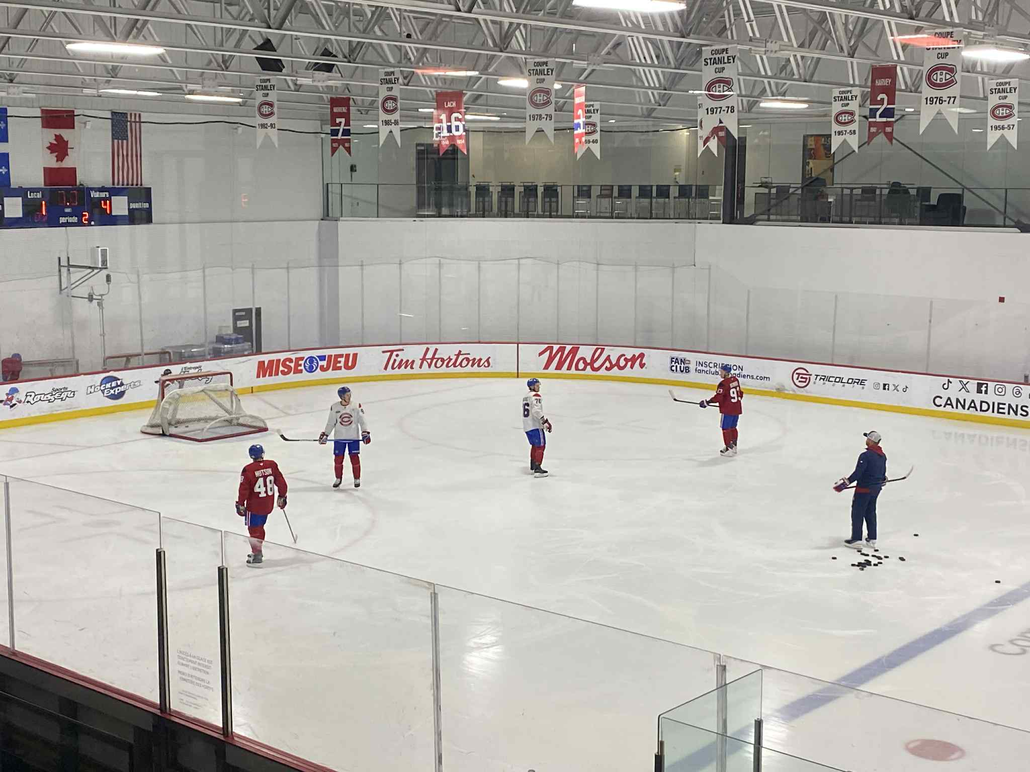 Optional practice: No Rocket guys on the ice