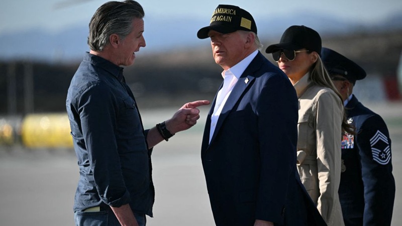 ”Dead on arrival”: Newsom responds to Trump’s new project