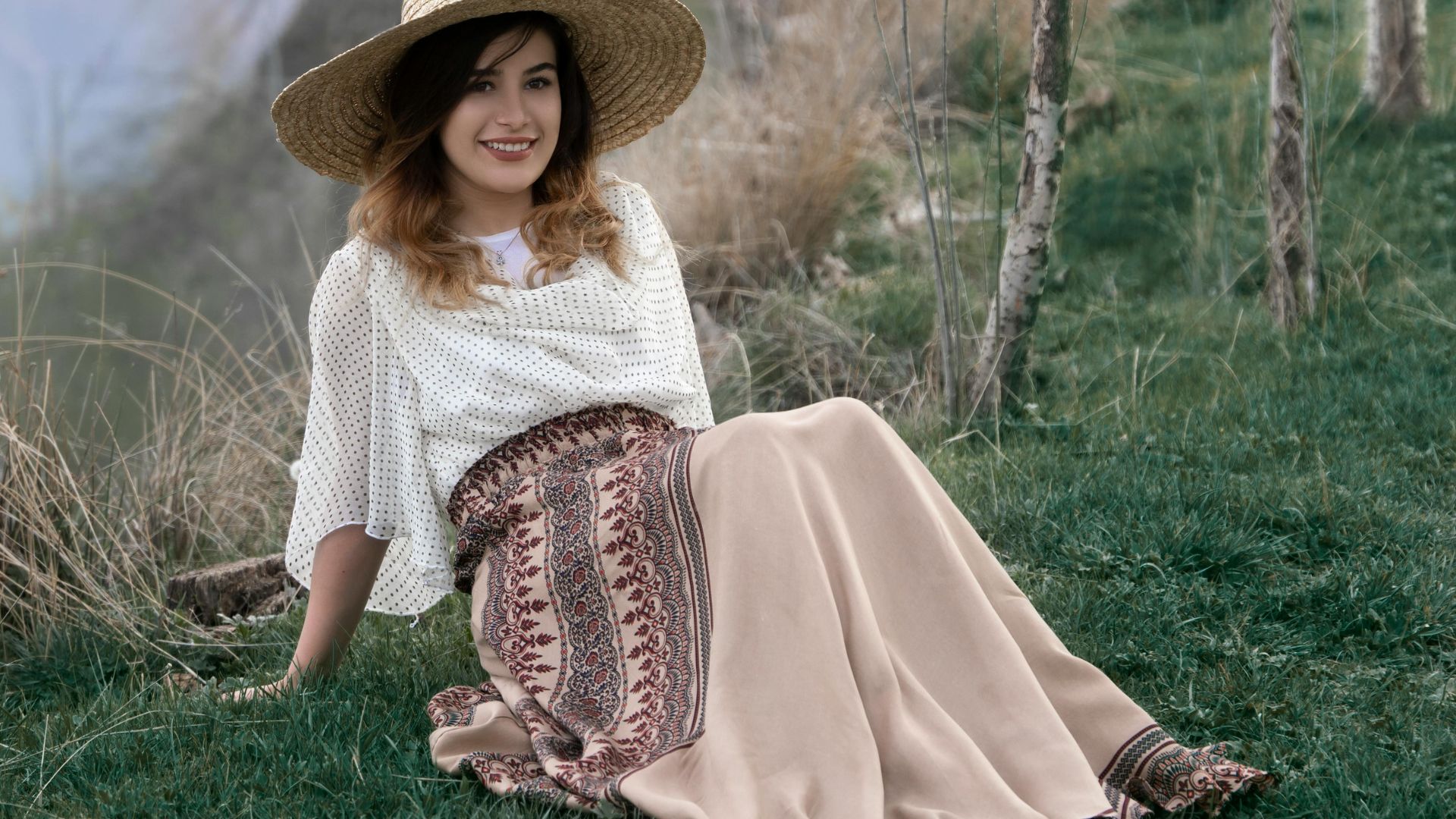 8. Jupe longue taille empire