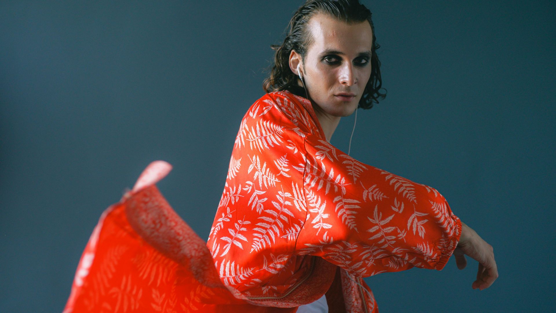 18. Veste kimono imprimée