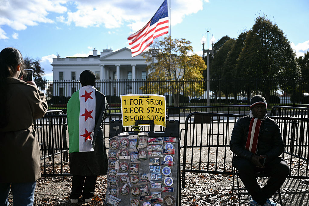 Greeted by supporters