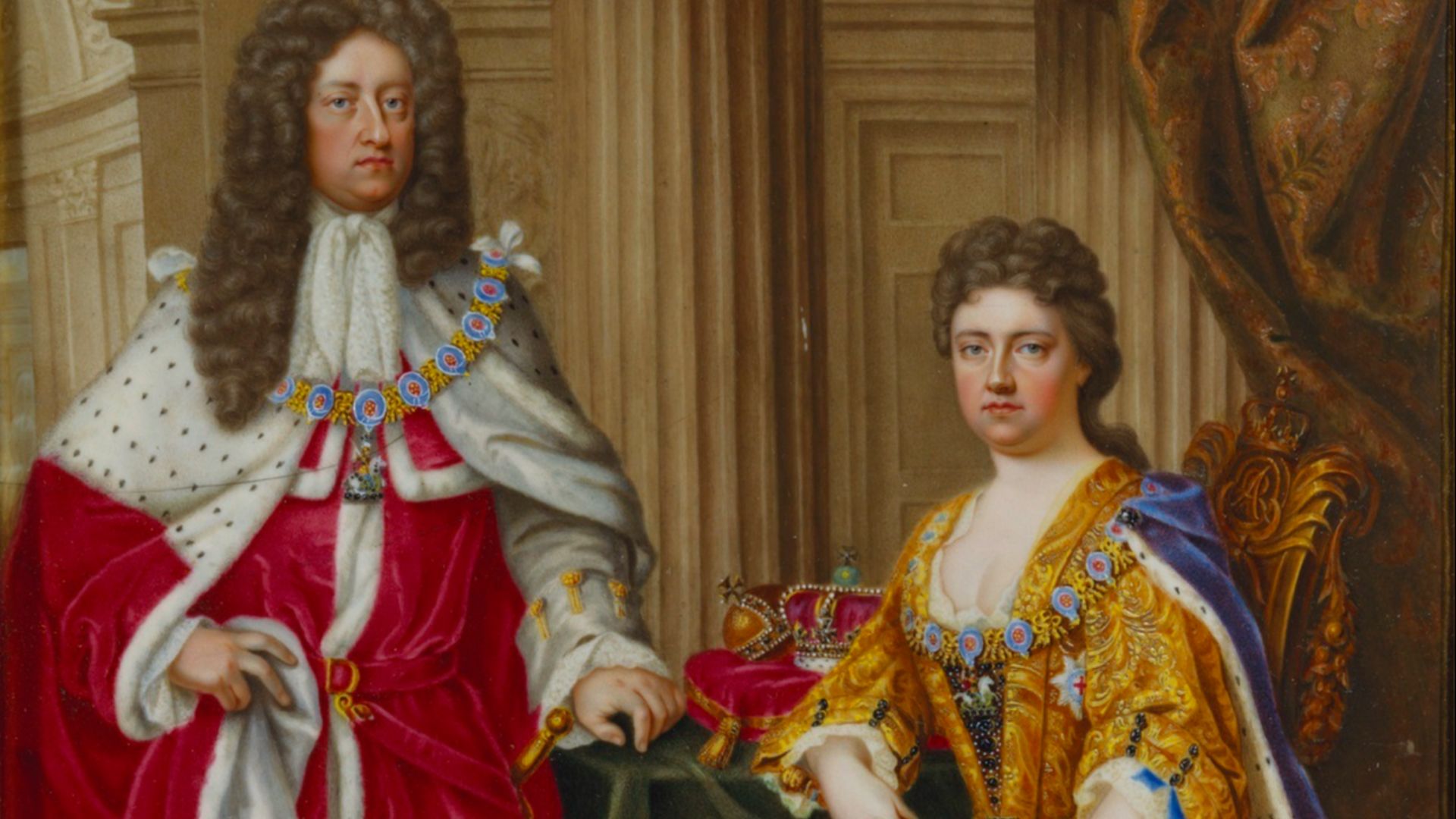 19. La reine Anne et le prince George de Danemark