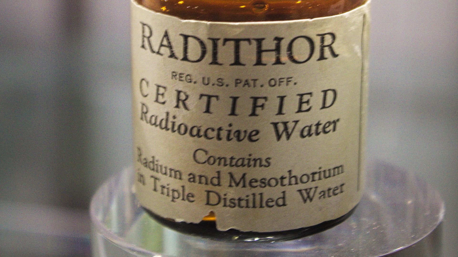 9. L'eau de radium comme tonique de longévité