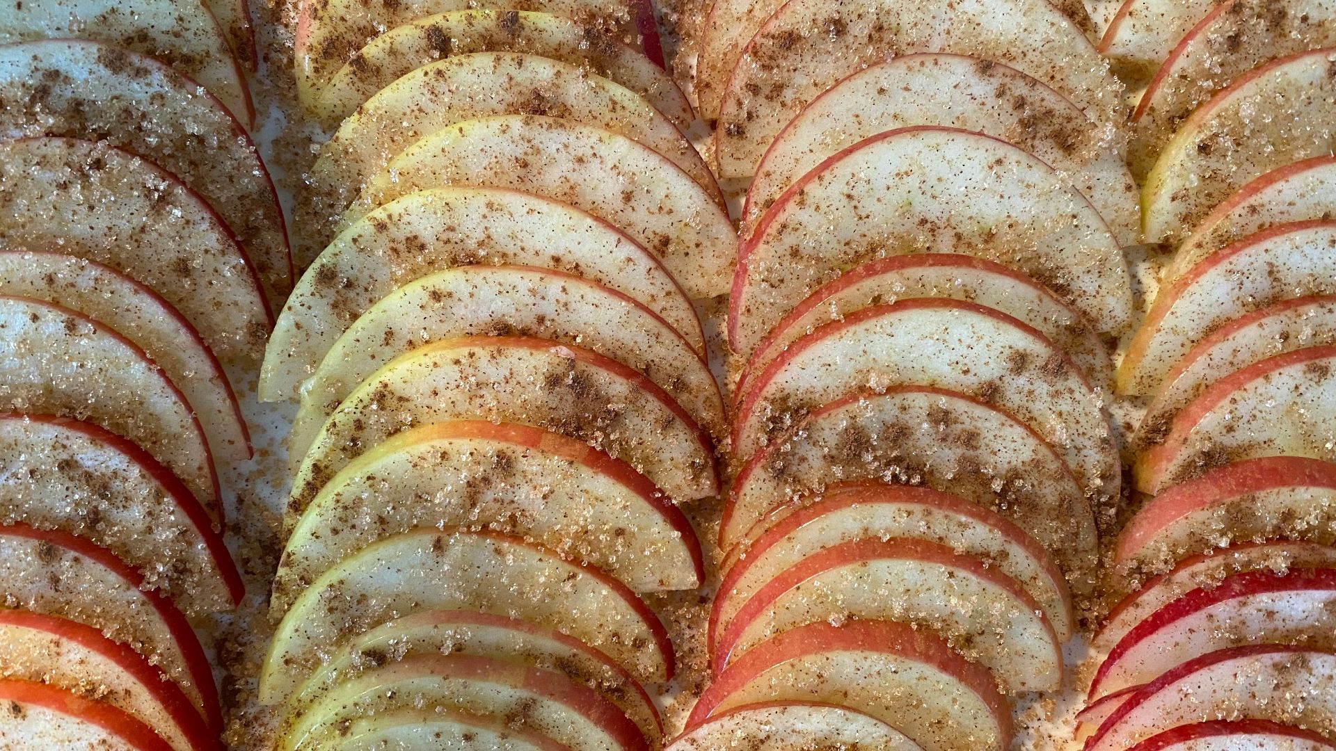 1. Tranches de pommes cuites à la cannelle