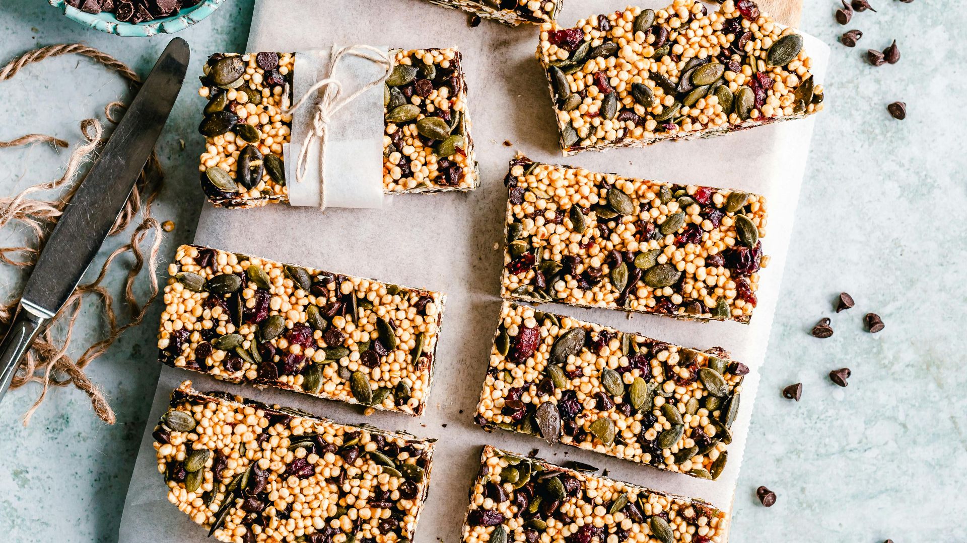 10. Barres granola pomme-noix