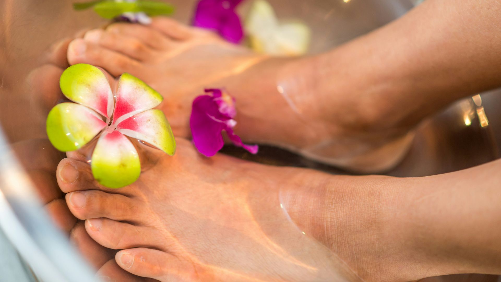 4. Trempage des pieds