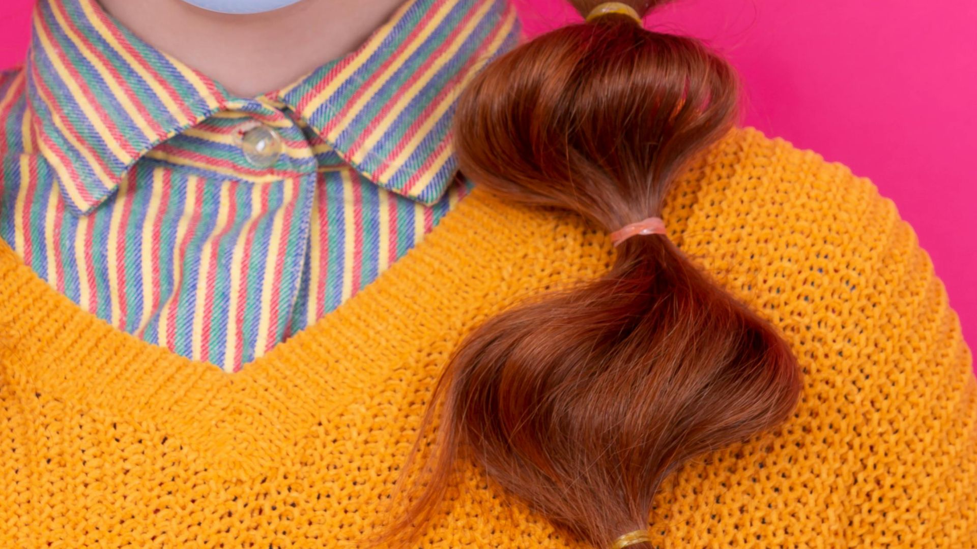 11. Queue de cheval avec enveloppe florale