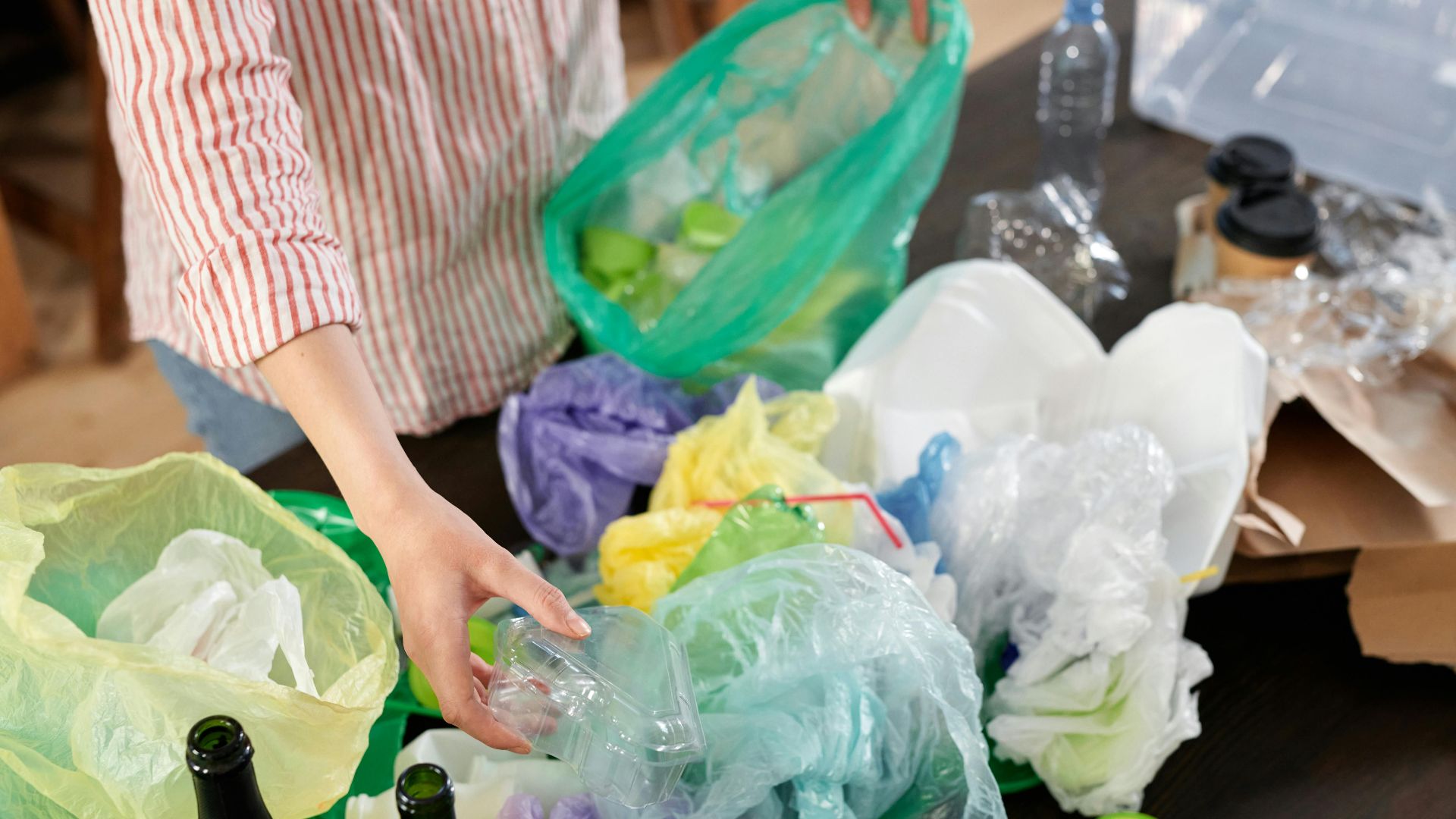 14. Compacter les déchets recyclables