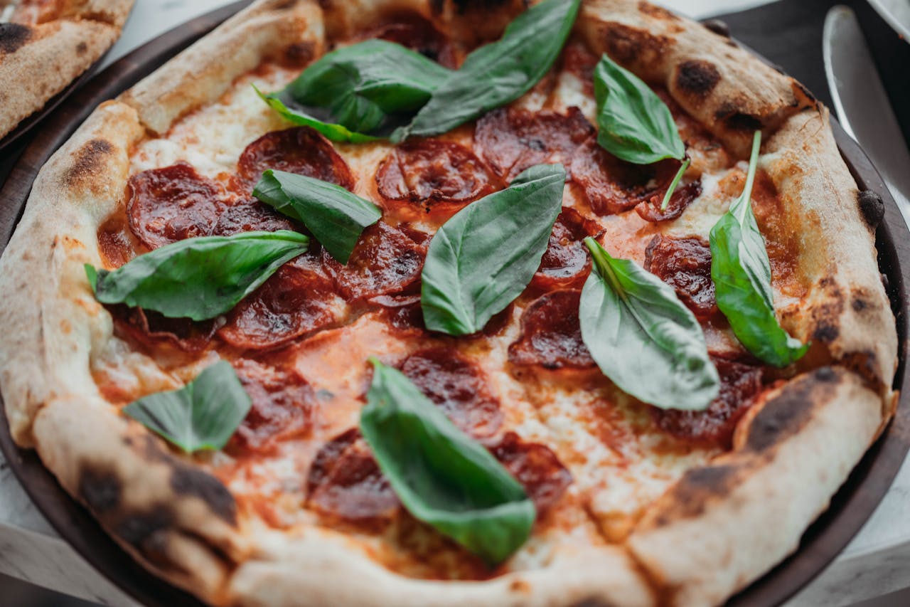 14. Offering frozen pizzas