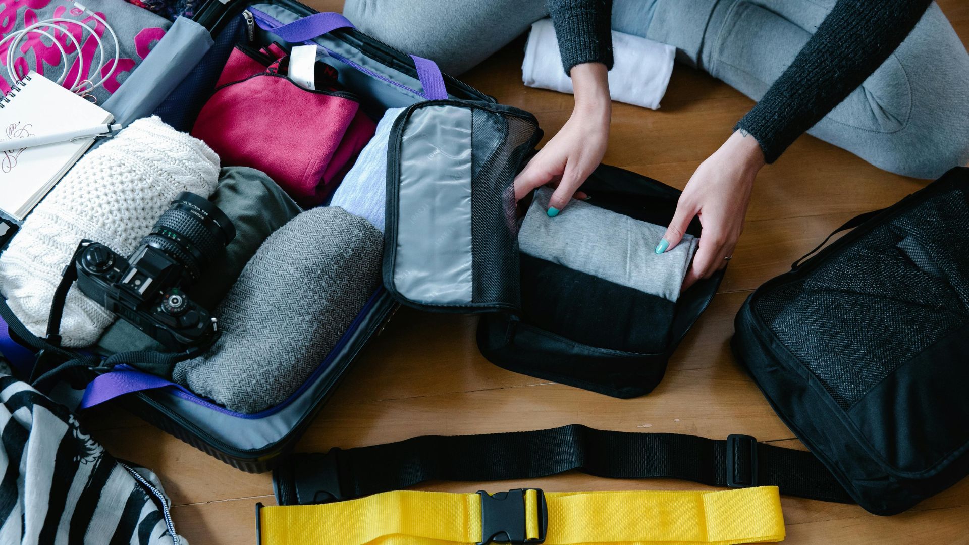 5. Organiser avec des cubes d'emballage