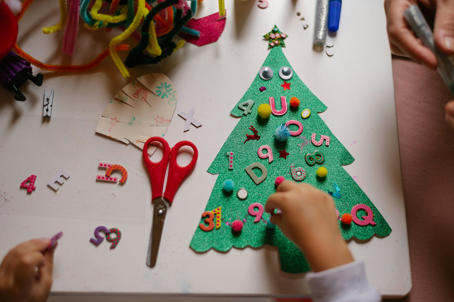 1. Make Christmas decorations with them
