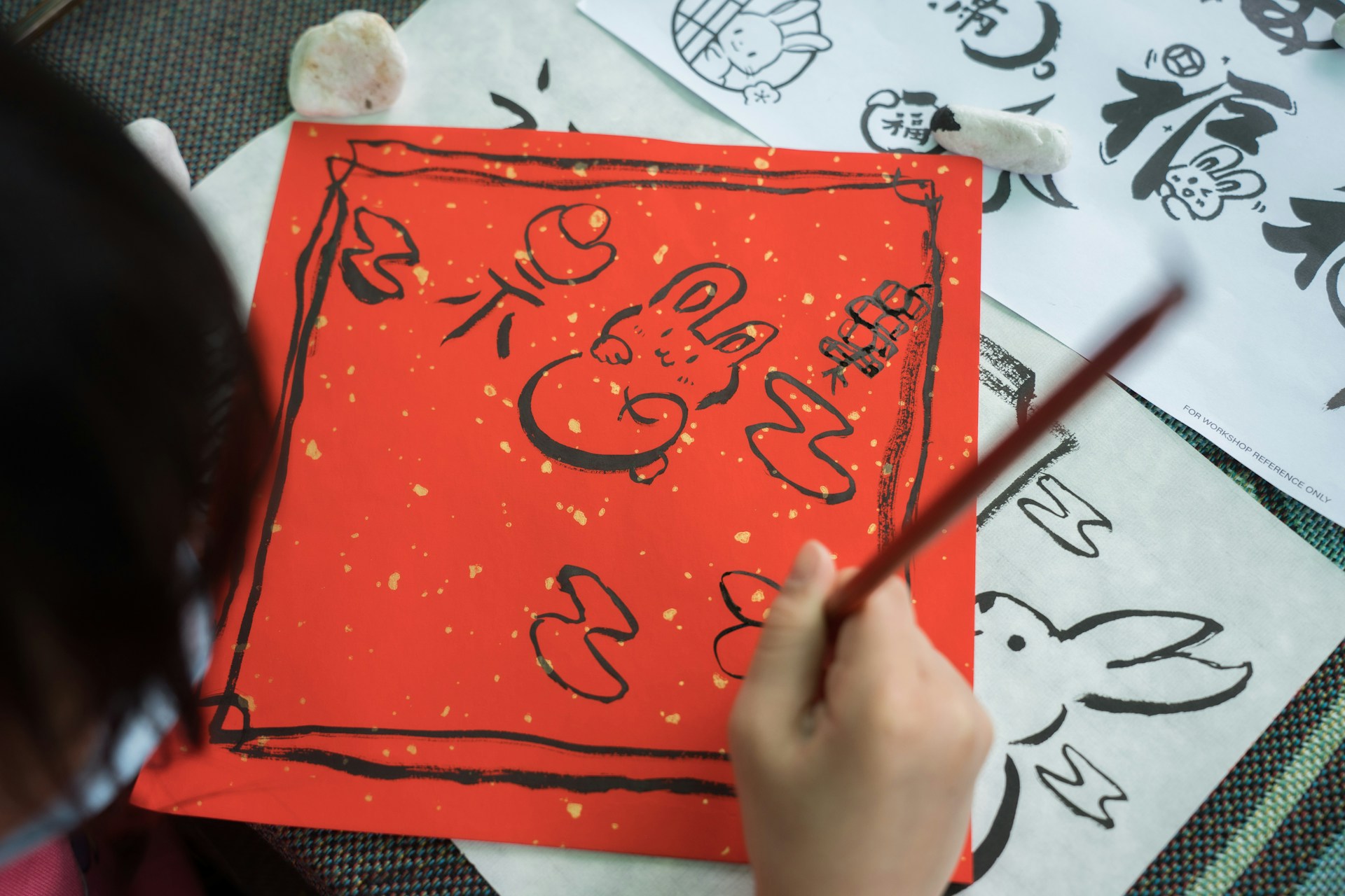 2. Prepare greeting cards with them