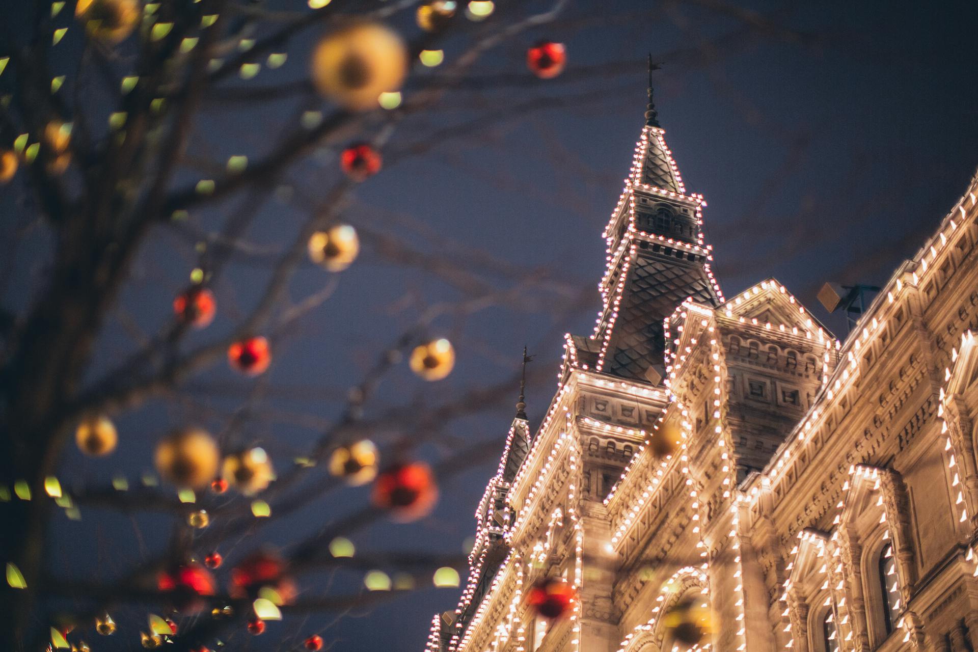 11. Christmas lights in the city