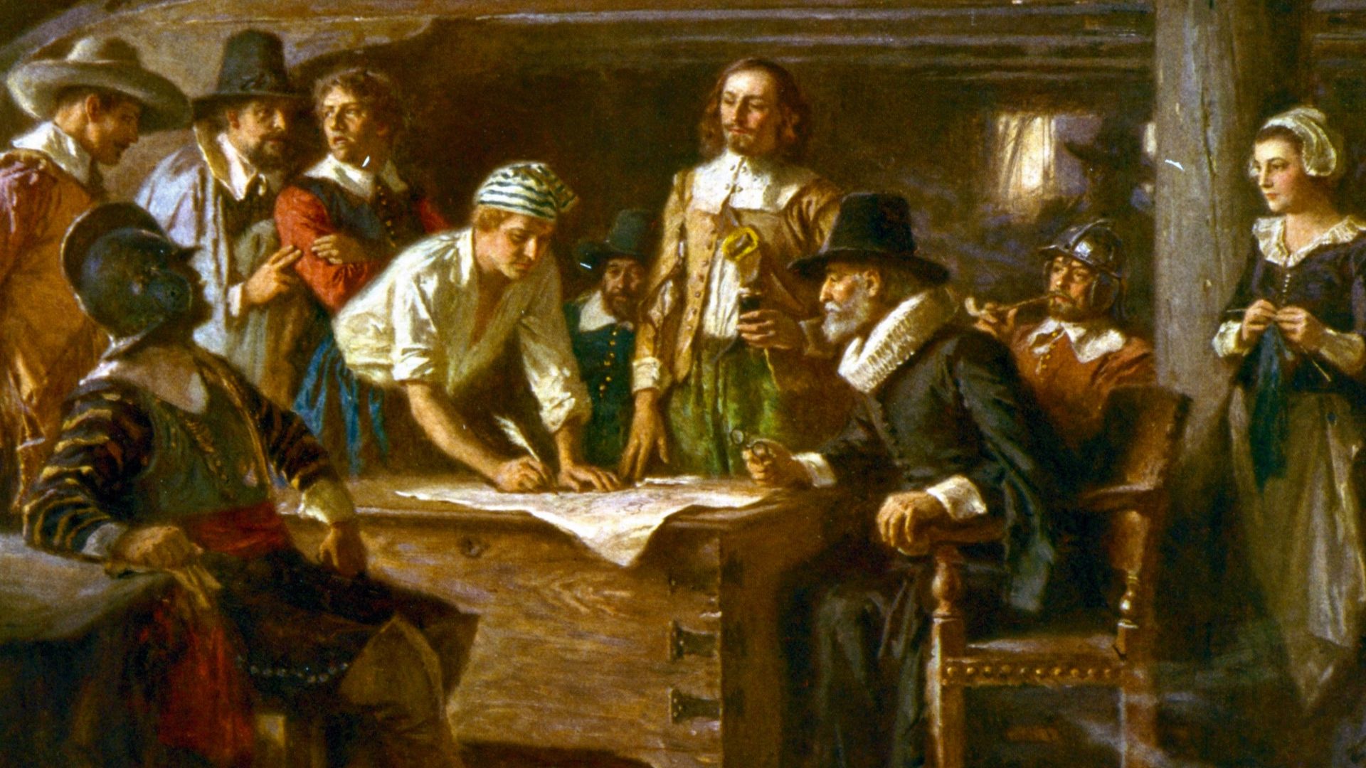 9. Le pacte du Mayflower a inspiré la Constitution