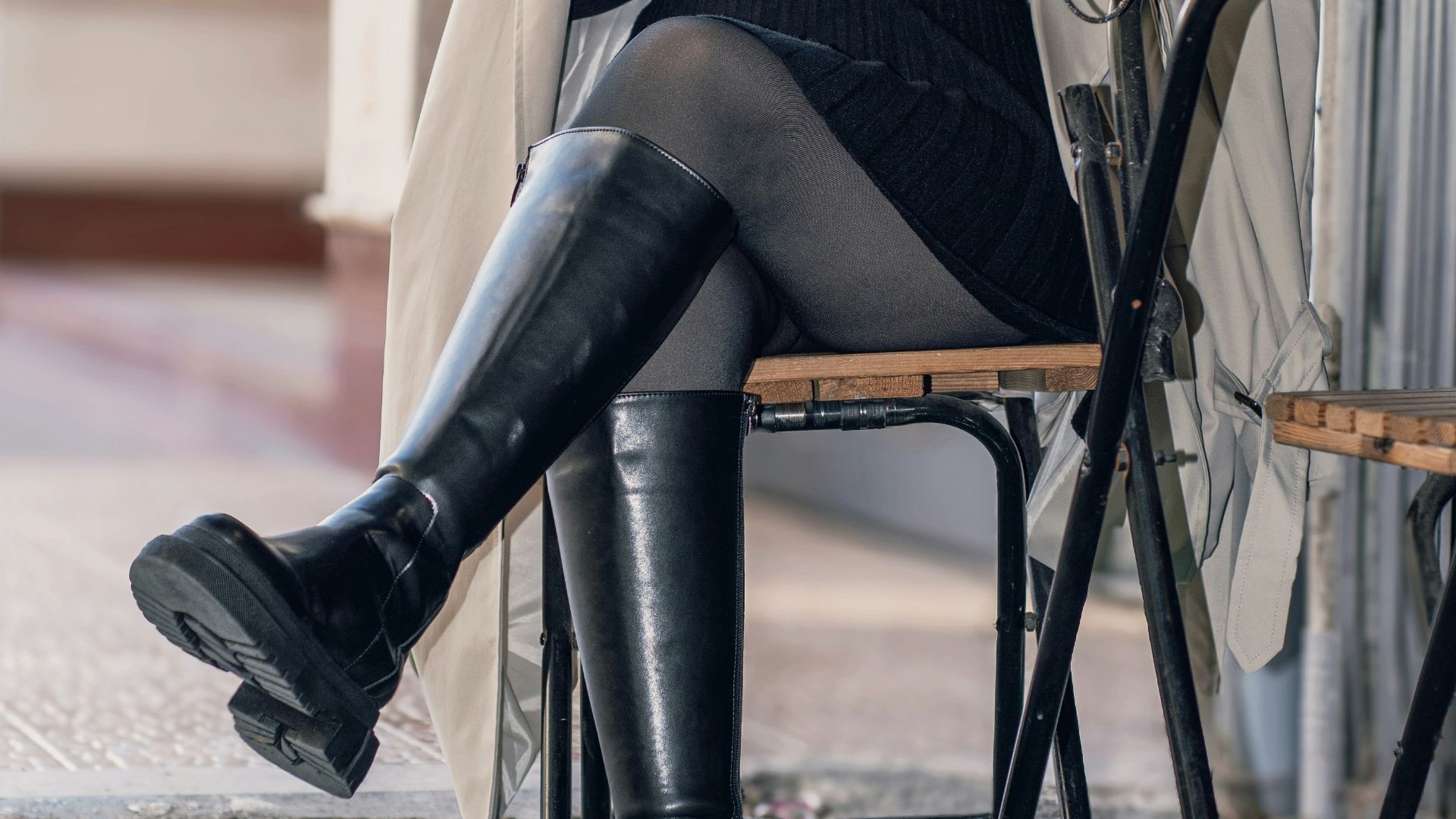 12. Bottes à hauteur de genou