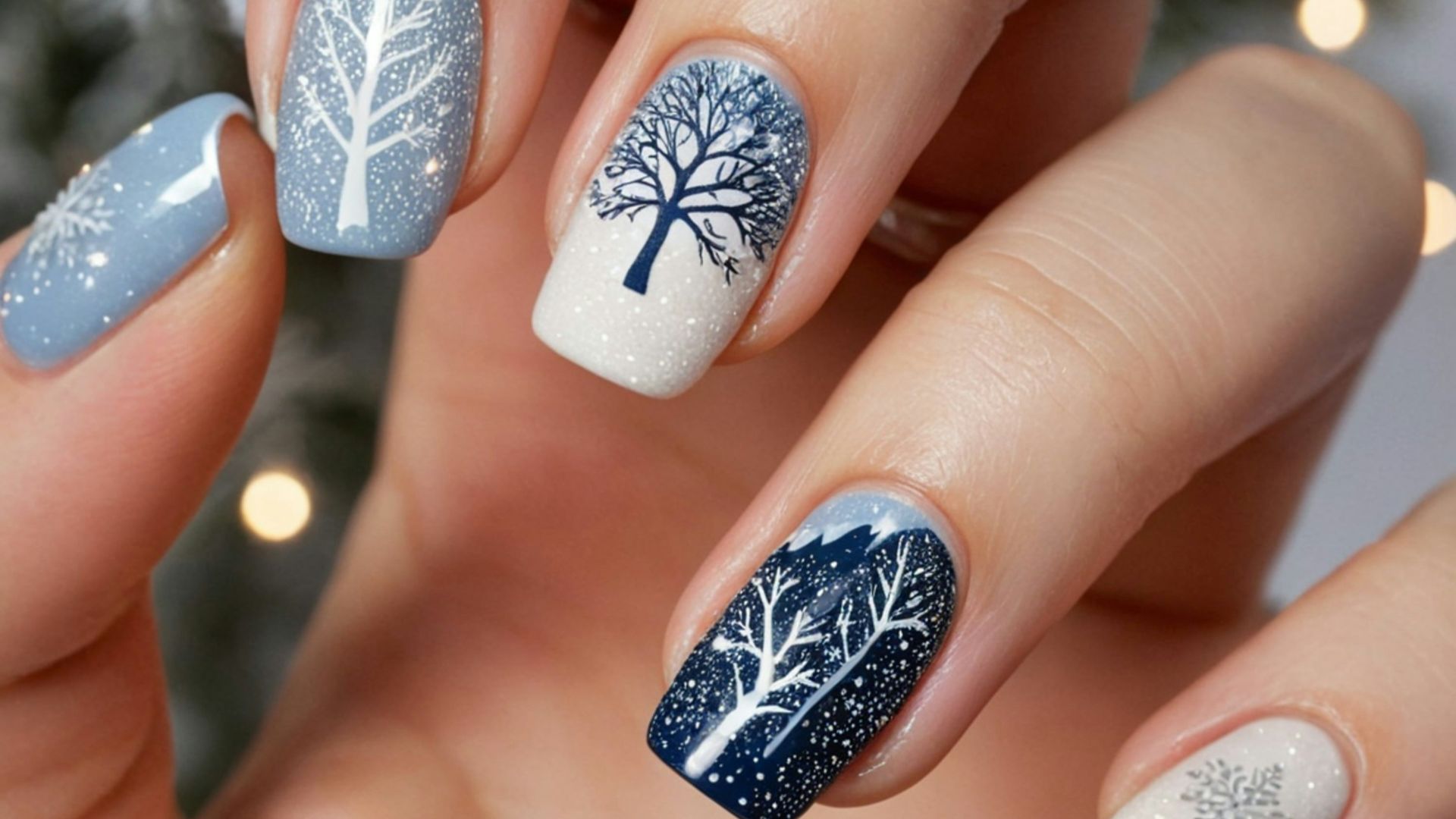 20 idées de vernis à ongles sur le thème de l’hiver pour être encore plus festif