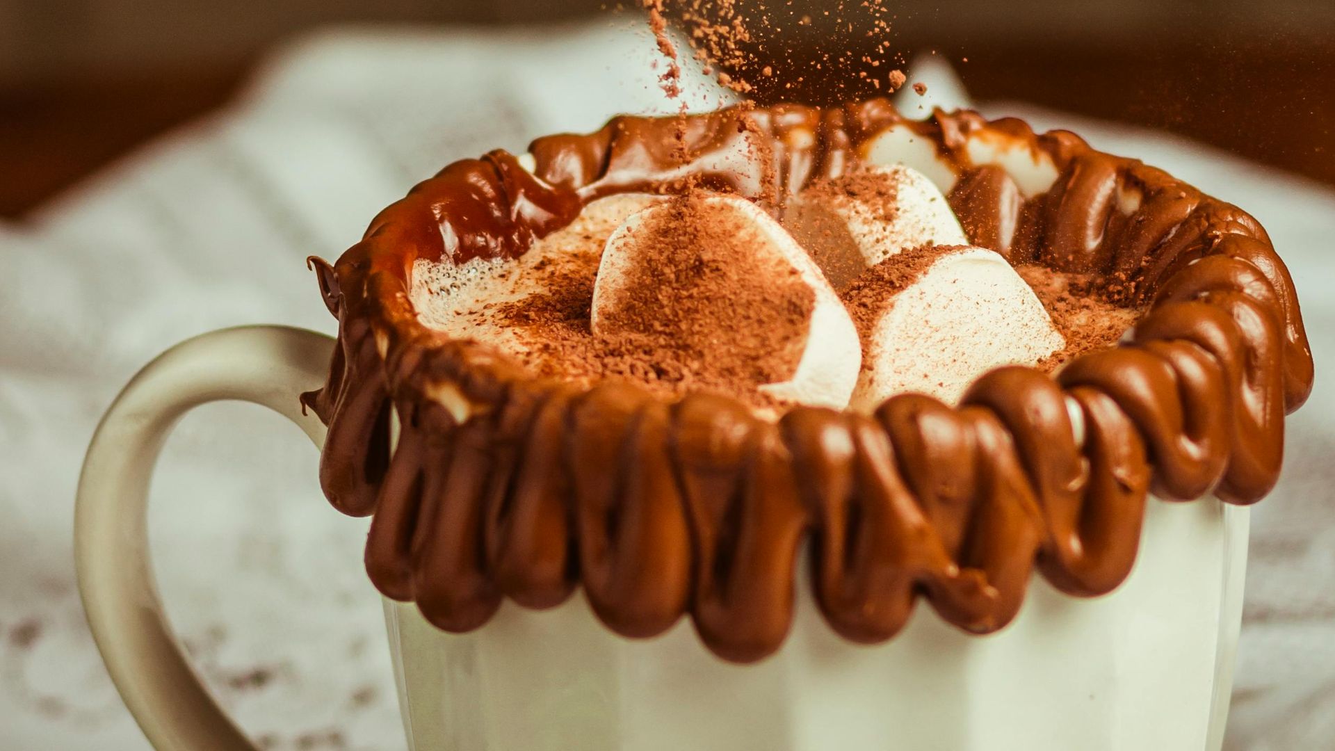 16. Vapeur de cacao chaud métallique