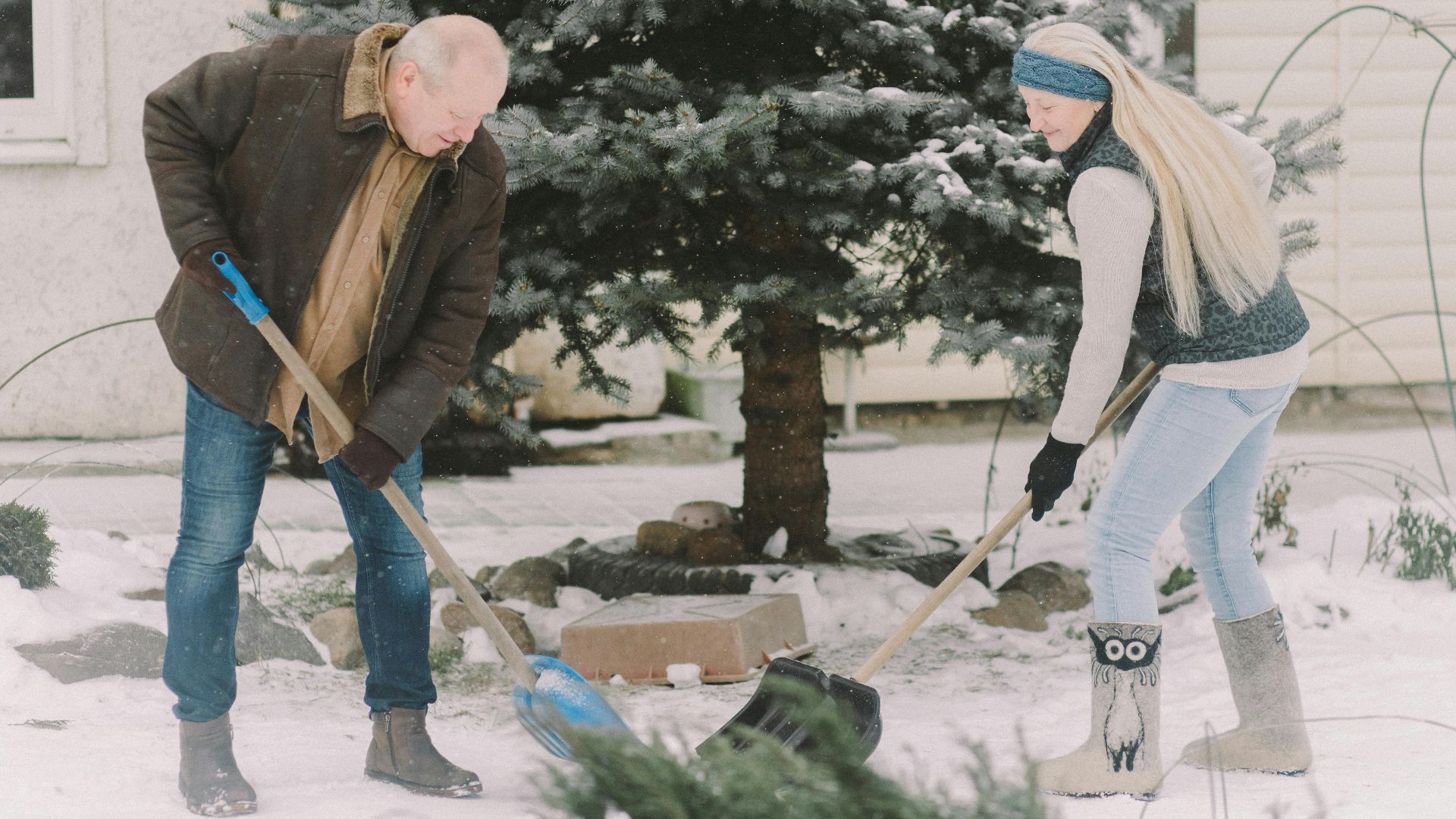 2. Pelletage de la neige