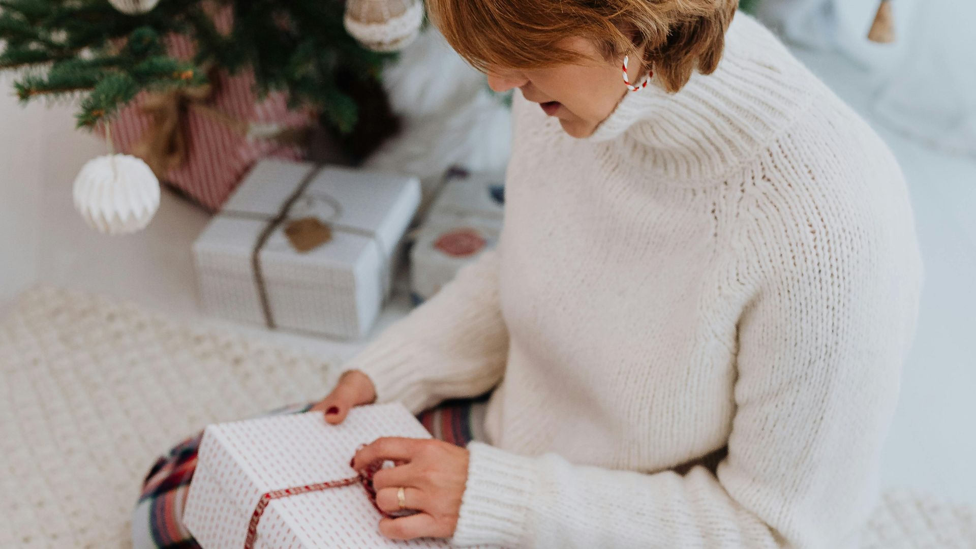 6. Fair Isle Sweater With Joggers And Slippers