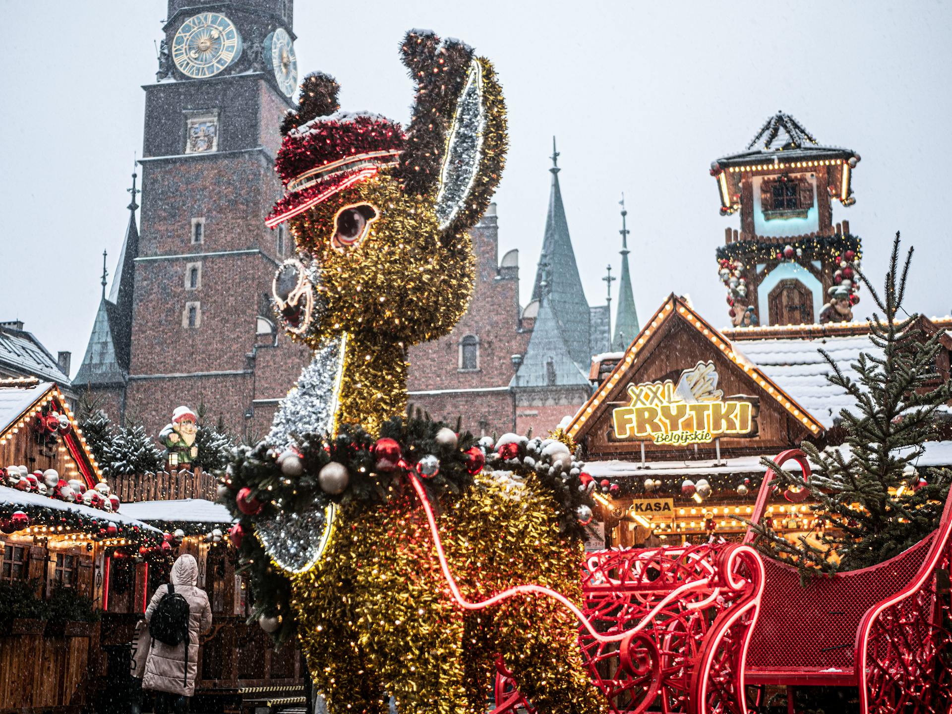 The Christmas market in Strasbourg, France