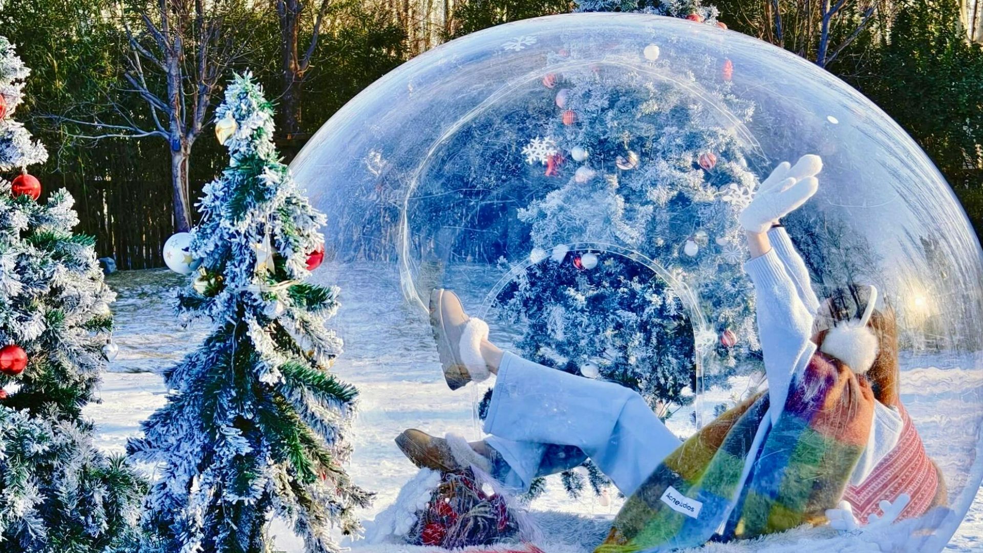 2. Photomaton boule de neige géante