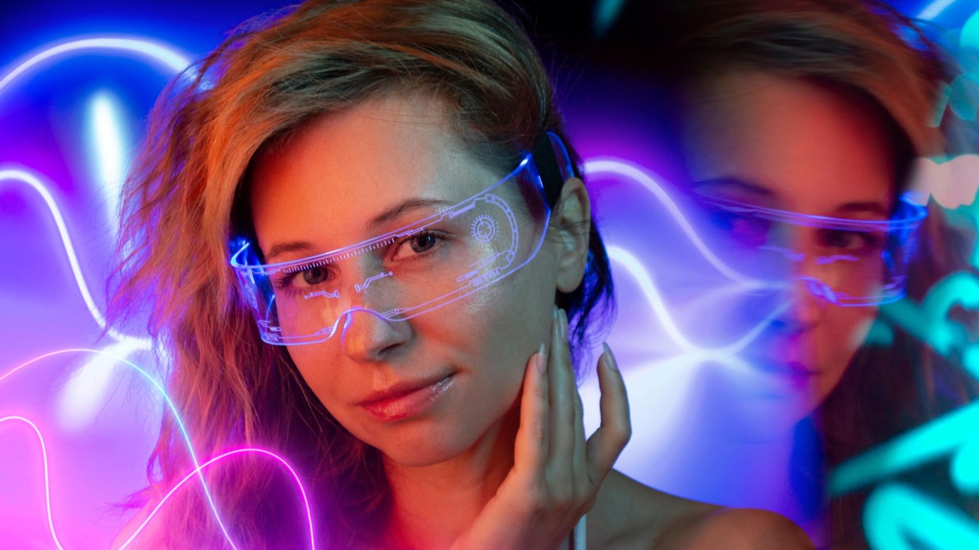 17. Vêtements et maquillage néon