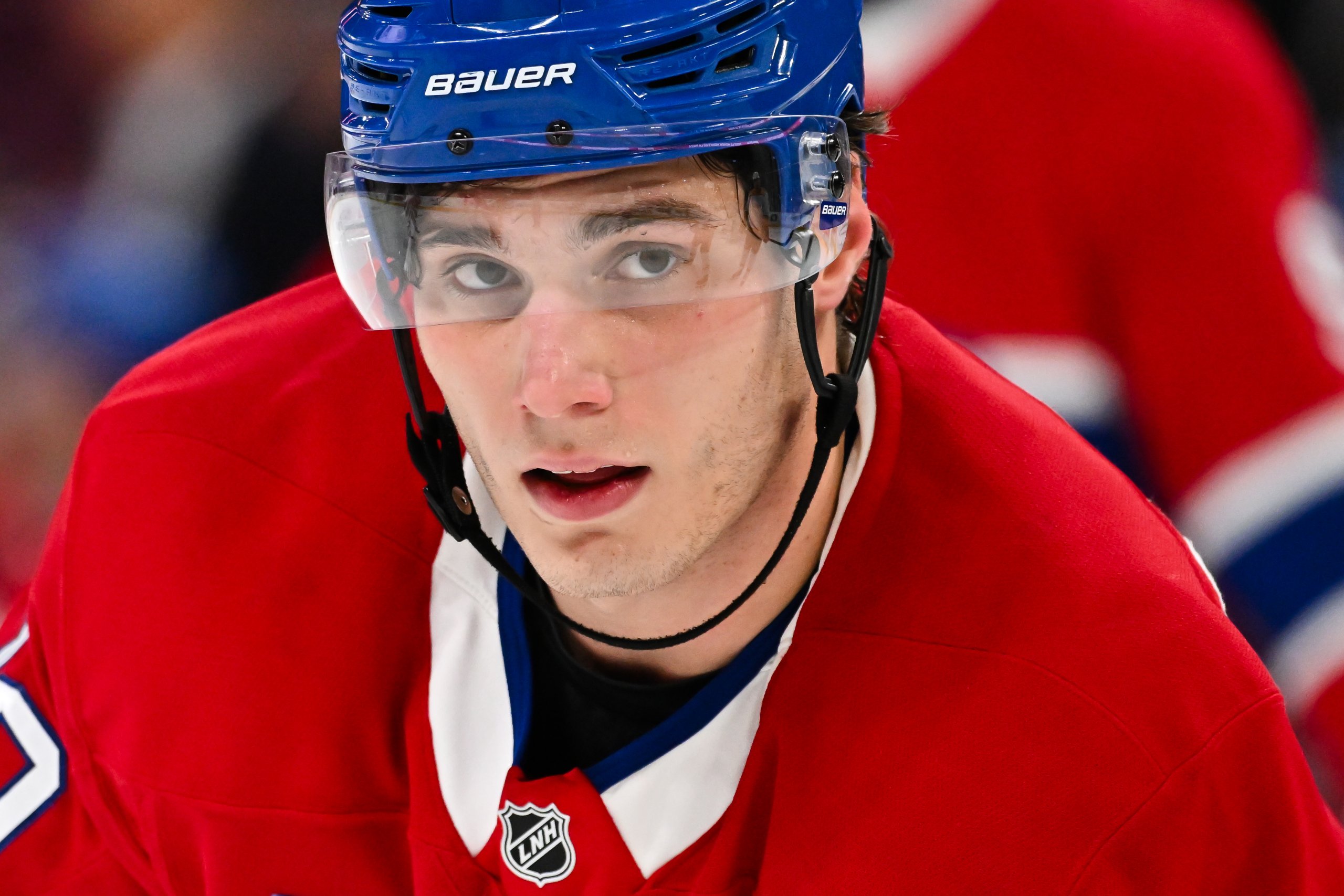 Juraj Slafkovský on the first line | Zachary Bolduc leaves on the fourth line