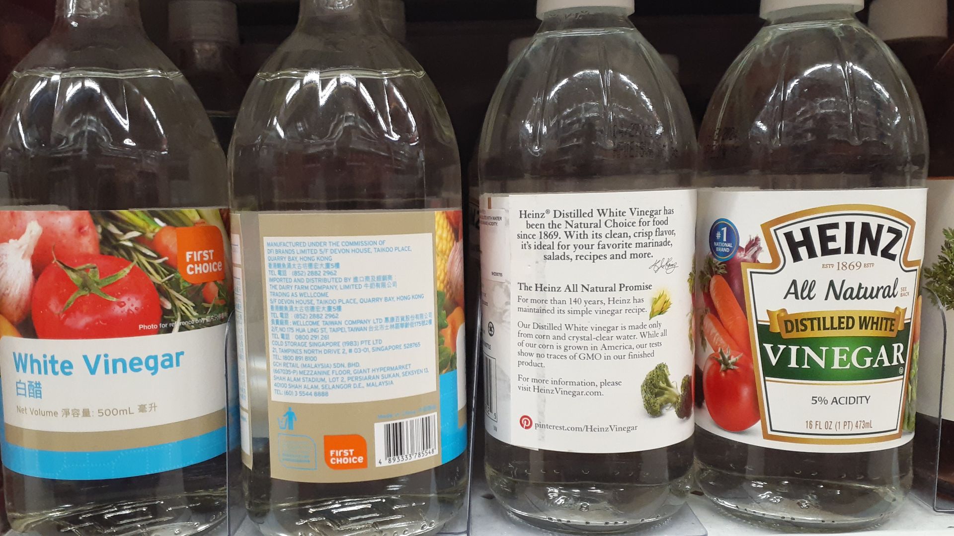 2. Ajouter le vinaigre blanc