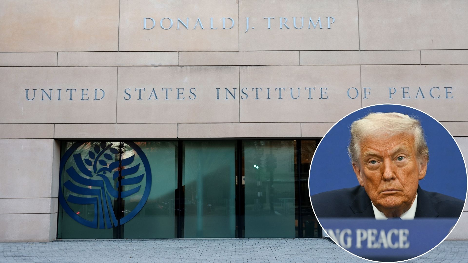 Trump met son propre nom sur l’Institut américain de la paix