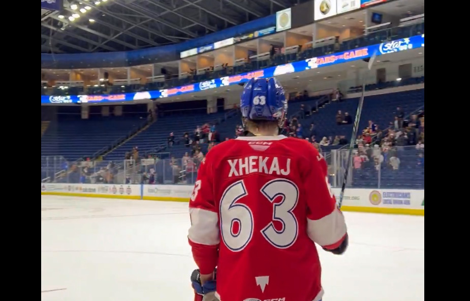 Florian Xhekaj: a tremendous performance in his first game back in Laval