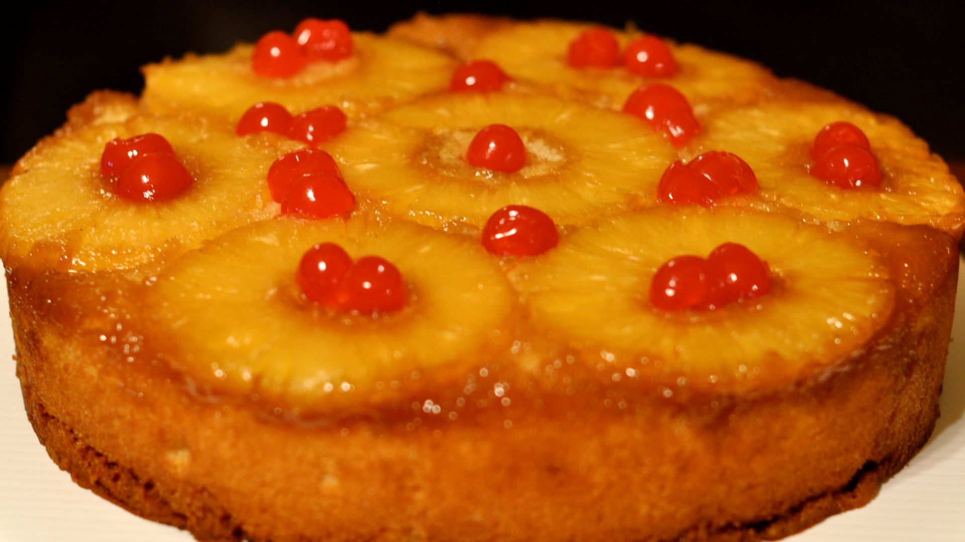 18. Gâteau renversé à l'ananas