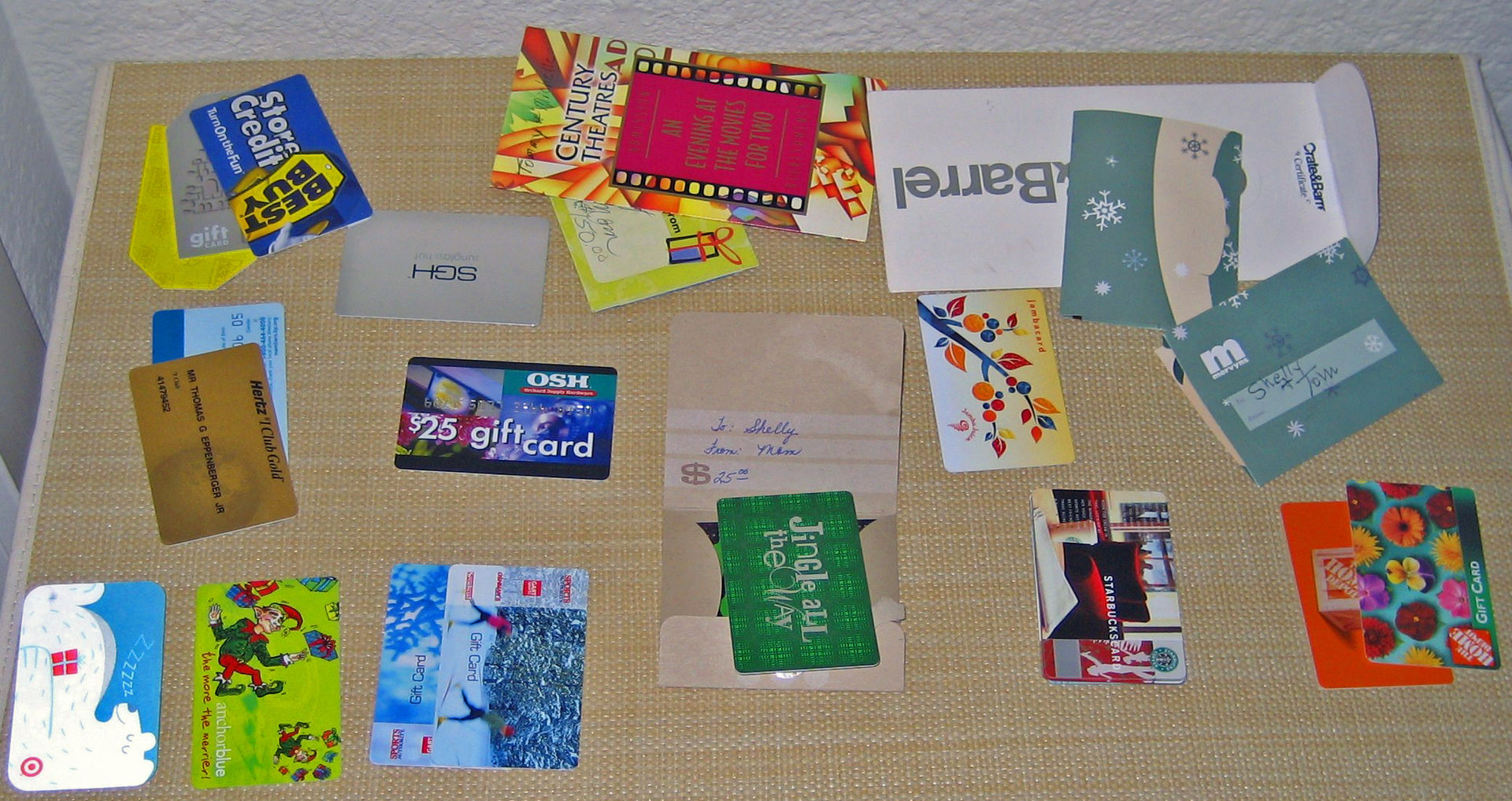 Gift card