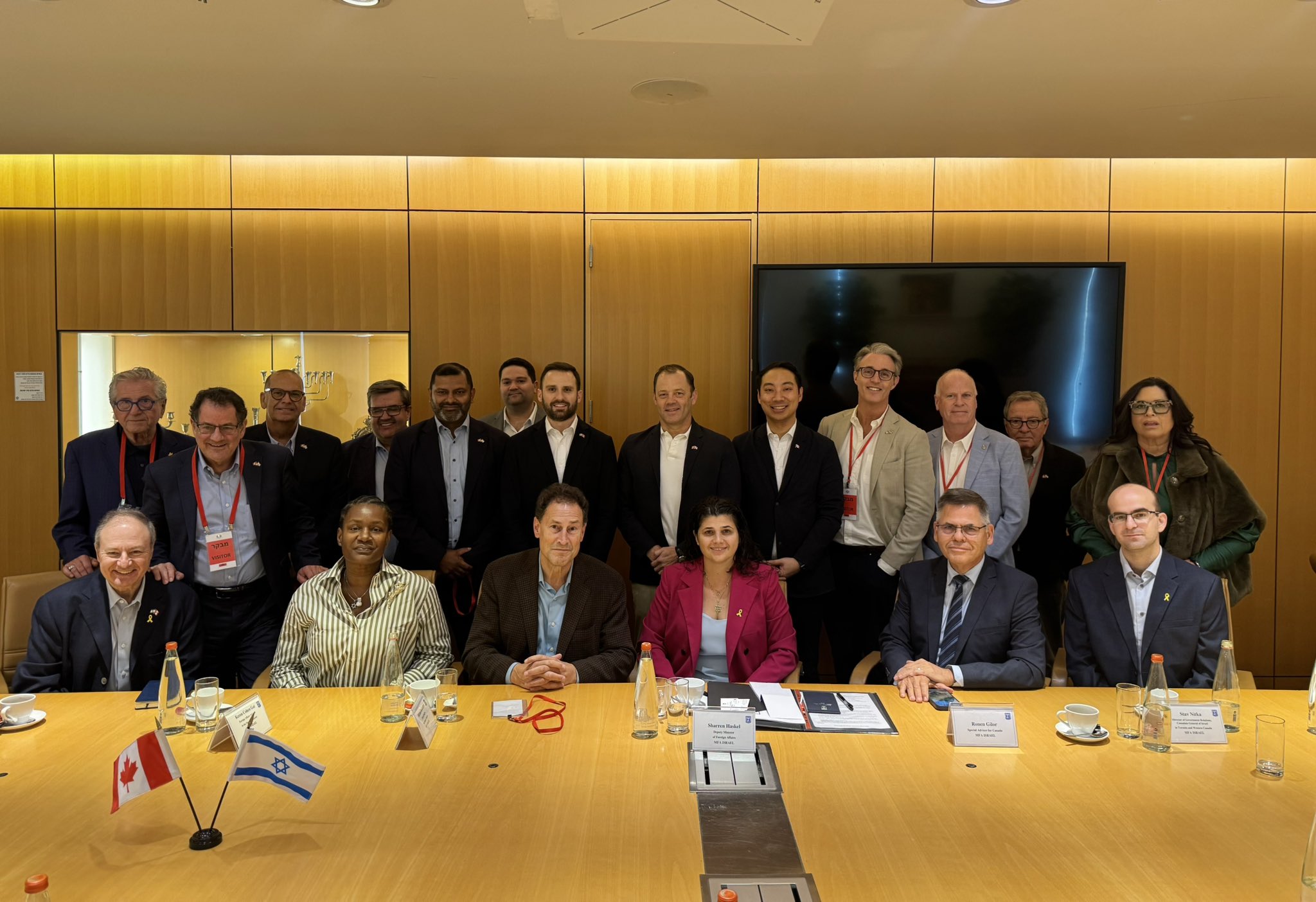 Des conseillers municipaux de Toronto en Israël