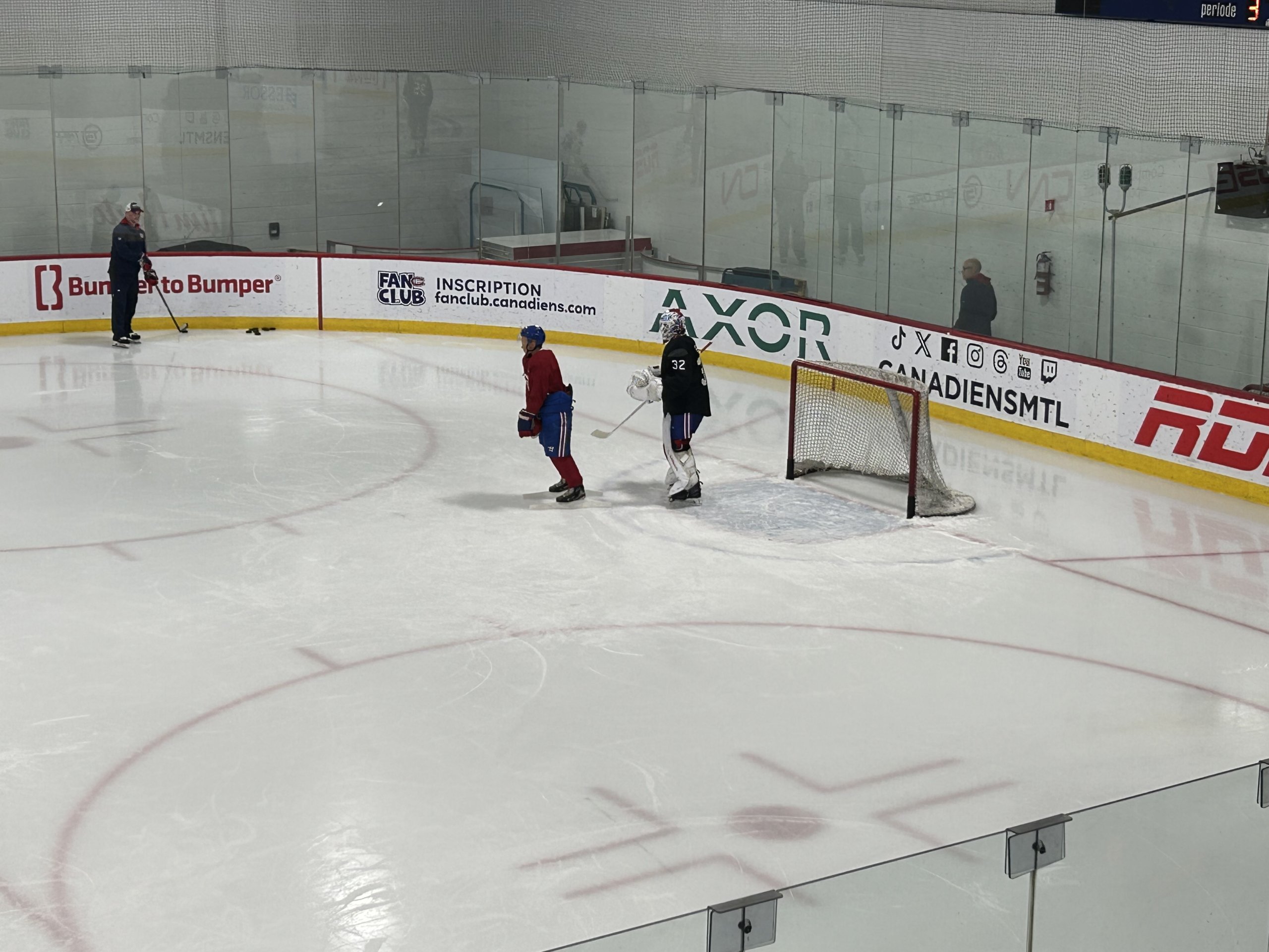 Practice: Jakub Dobes surplus to requirements, Jacob Fowler participates in all drills