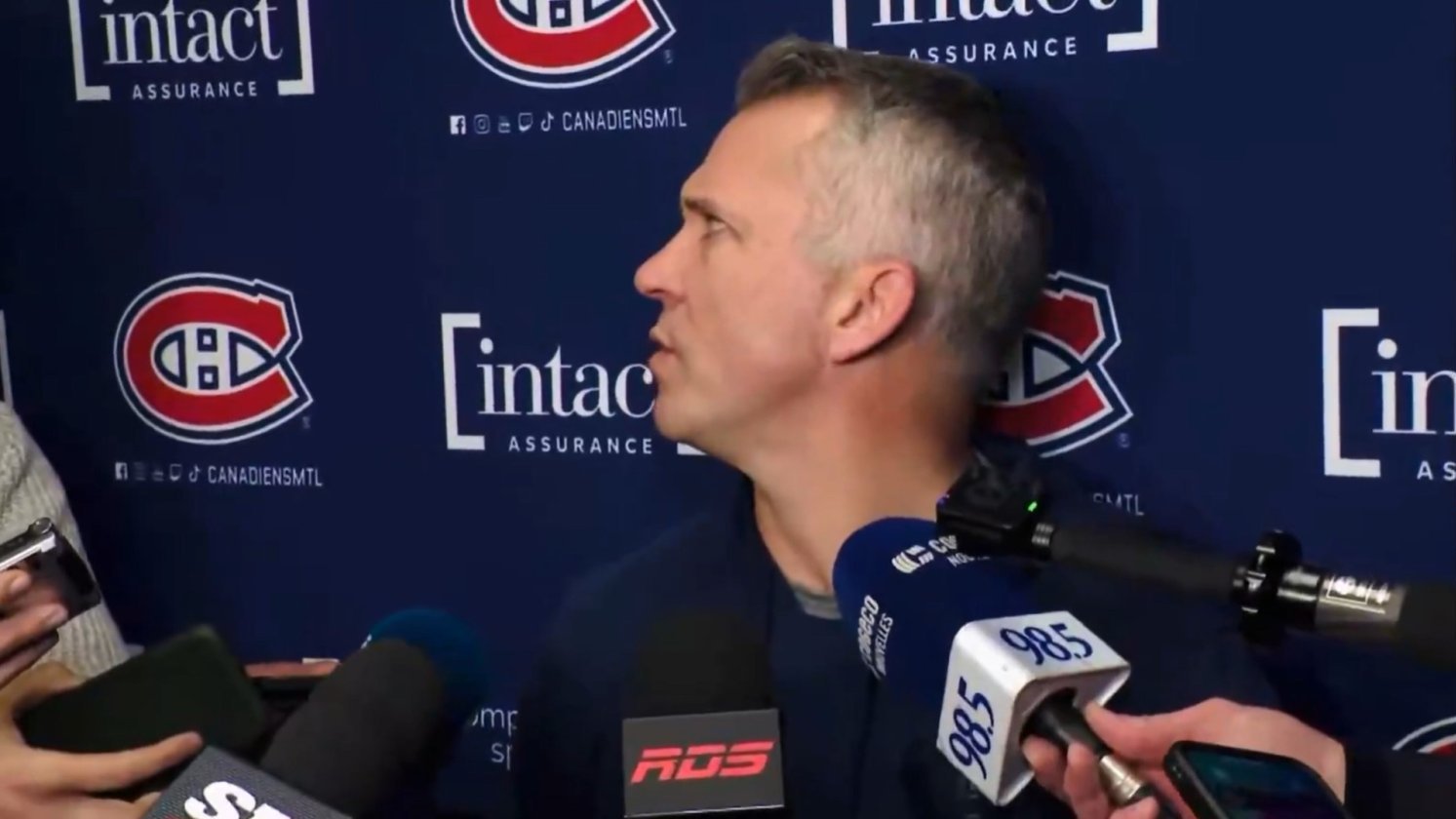 Martin St-Louis responded (rather) curtly to a question from Arpon Basu