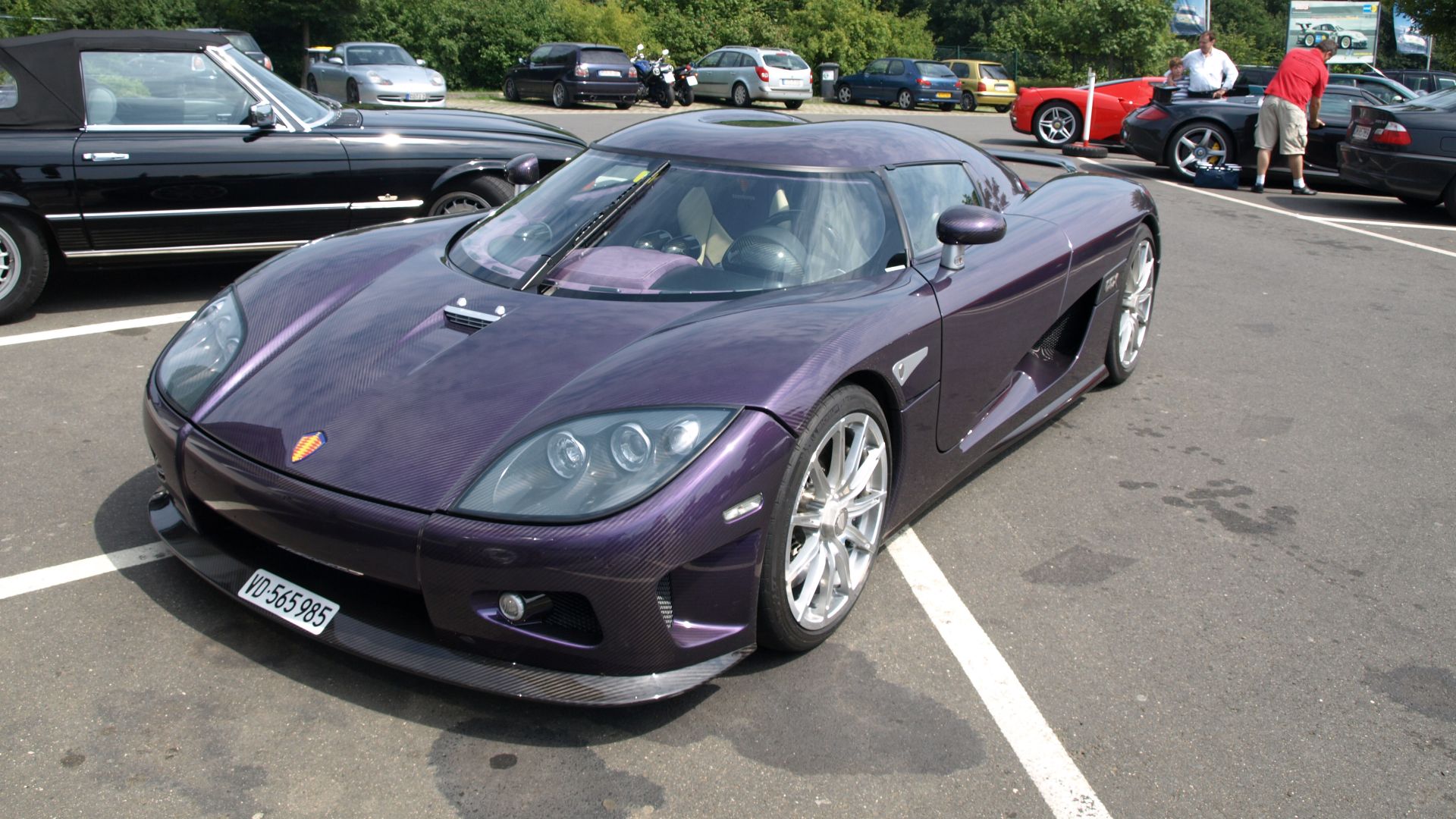 11. Le crash de la Koenigsegg CCX contre une falaise