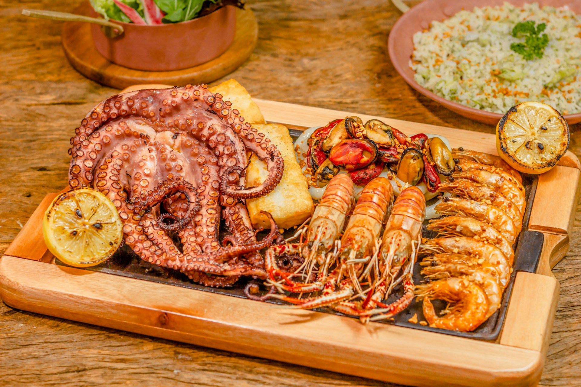 13. Grilled seafood