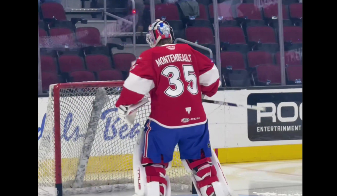 Rocket: Samuel Montembeault allowed four goals