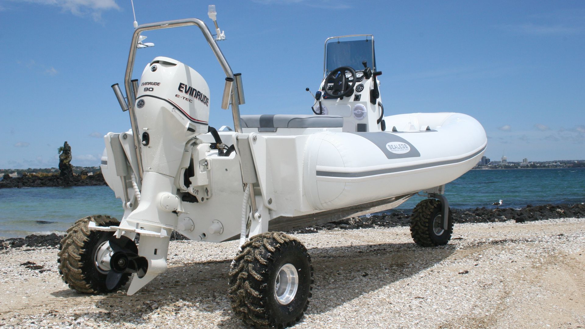 10. Sealegs Amphibious RIB