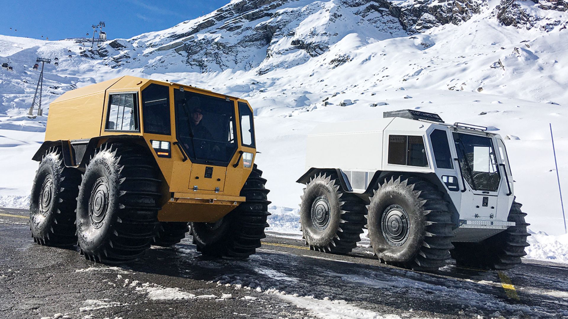 11. Sherp ATV avec kit amphibie