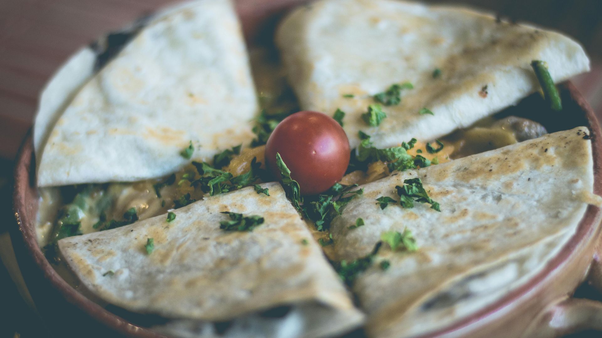 13. Quesadilla au fromage et au blé entier