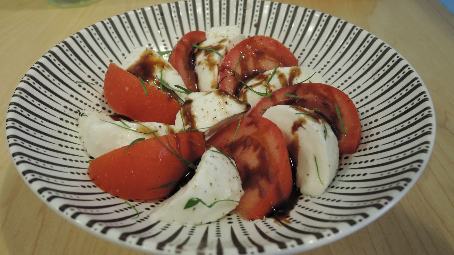 20. Salade de tomates rôties et mozzarella