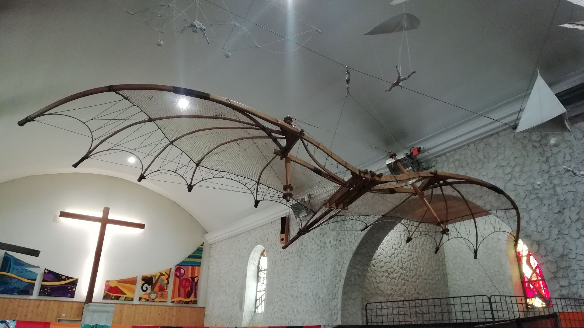 6. La machine volante de Léonard de Vinci