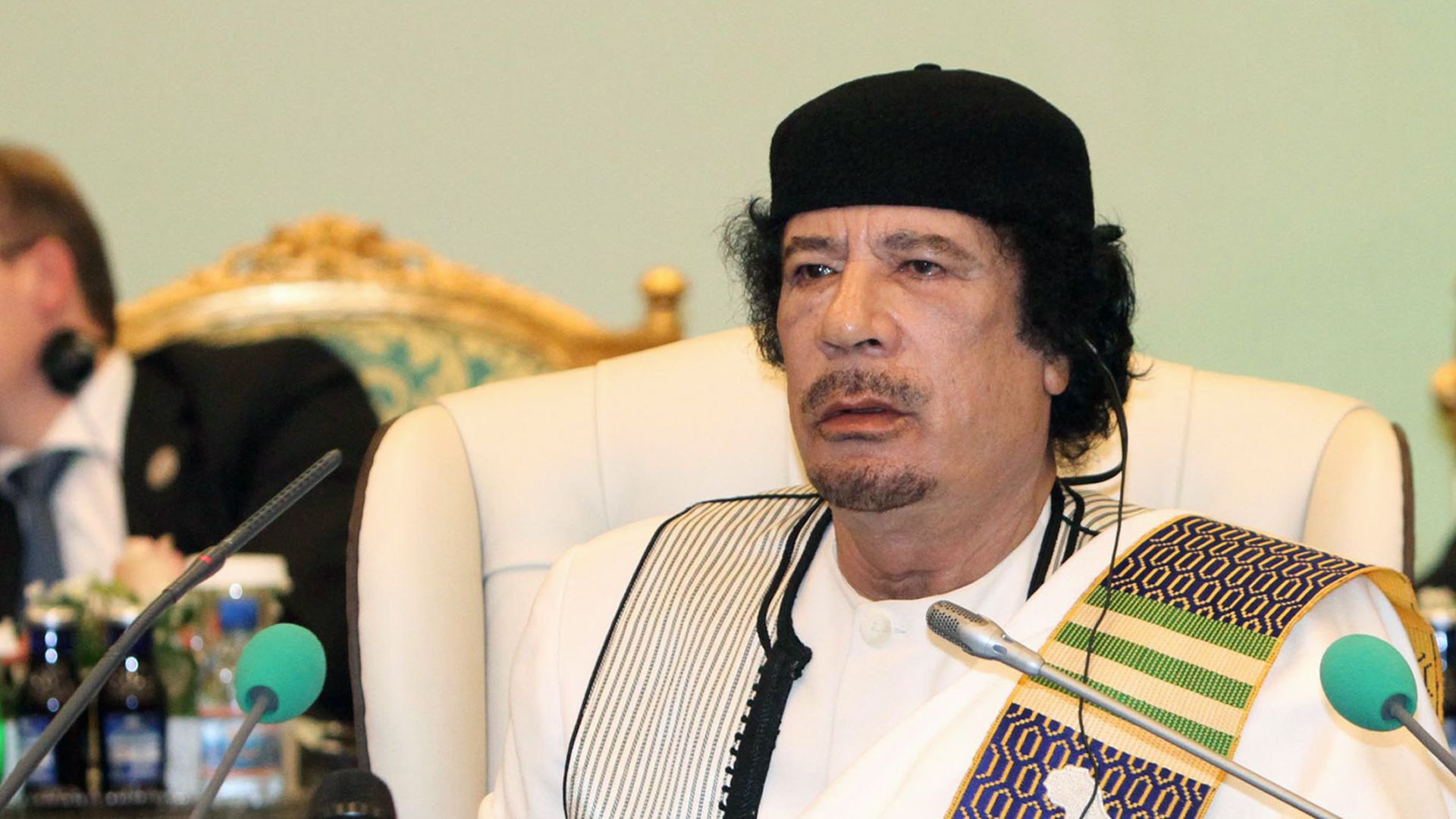 1. Mouammar Kadhafi