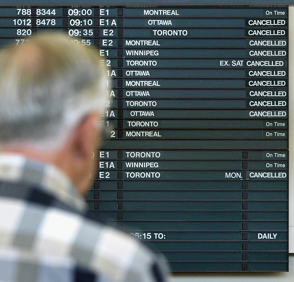 Aug 2025, Air Canada strike delays thousands of flights