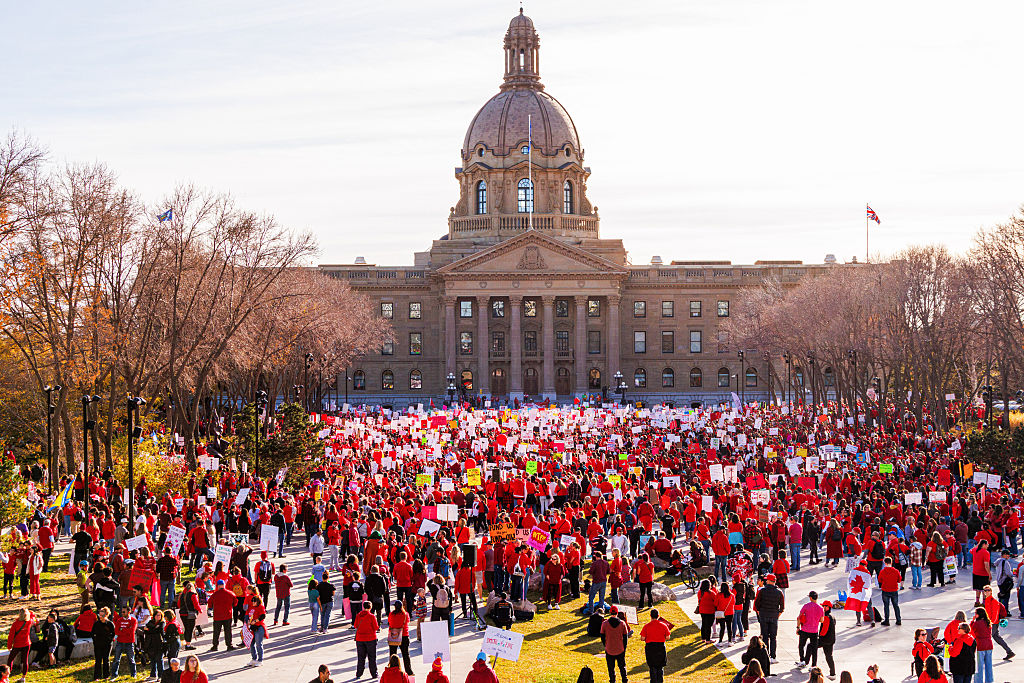 Oct 2025, 51,000 Alberta teachers are forced back to work