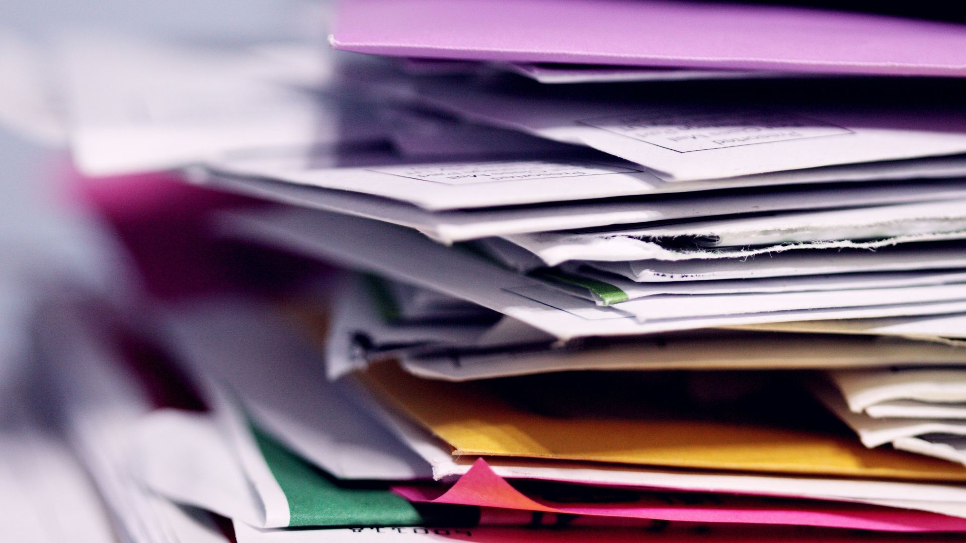 4. Documents ou papiers en vrac
