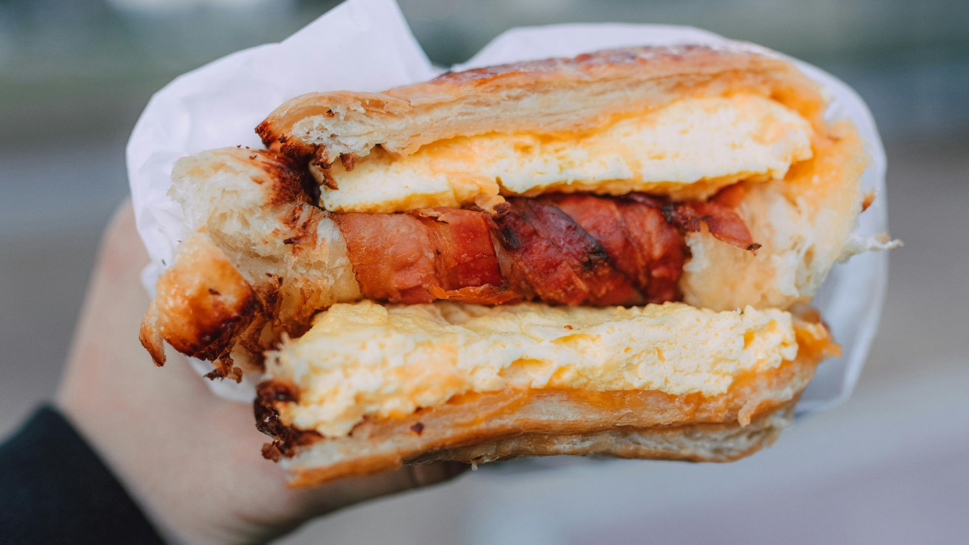 4. Sandwichs au bacon pour le petit-déjeuner