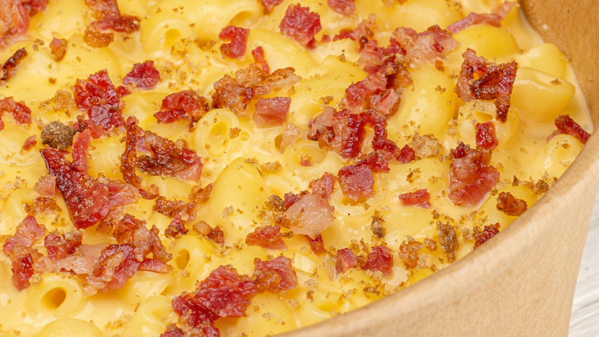 5. Macaroni au fromage et au bacon