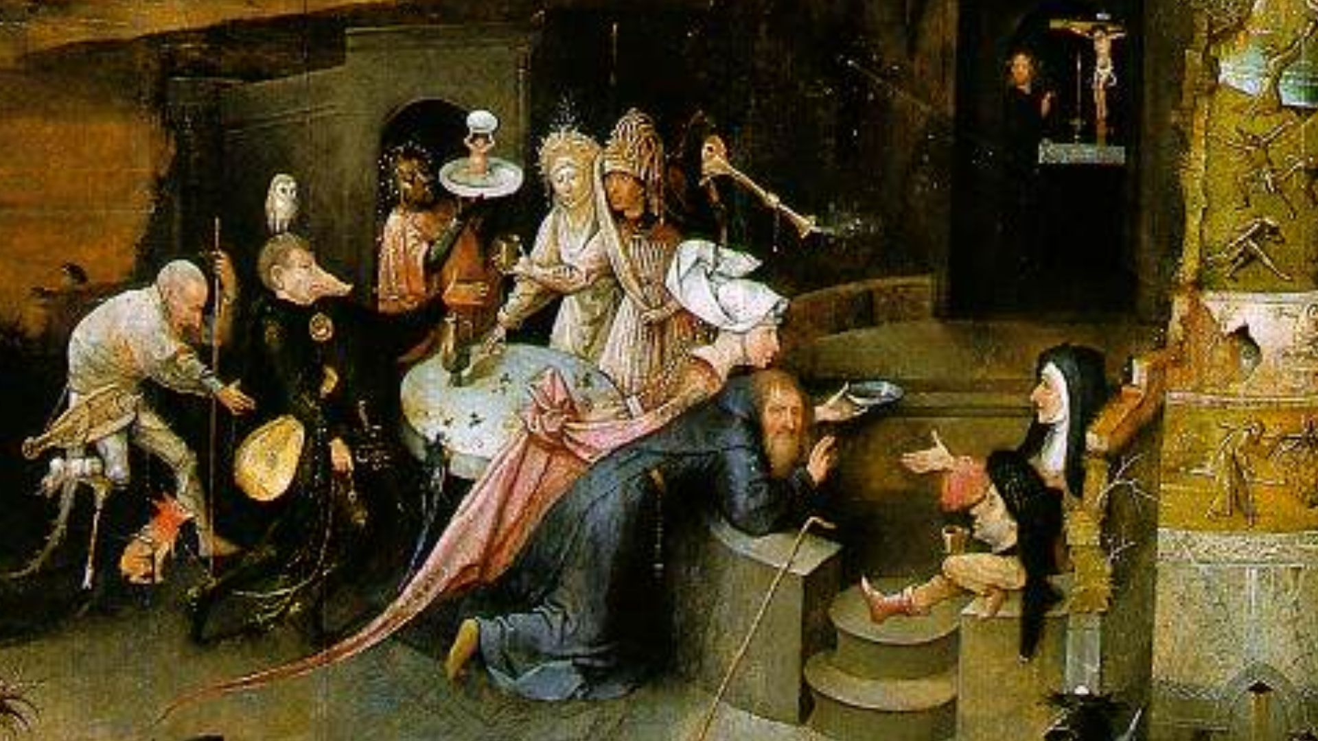 11. La tentation de saint Antoine – Jérôme Bosch